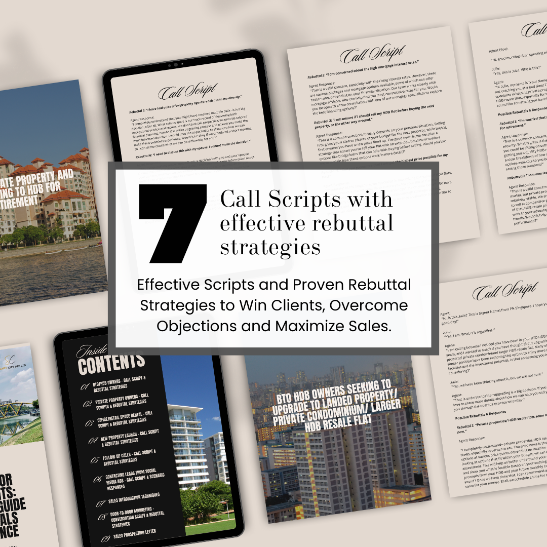 Master Call Scripts For Singapore Property Agents