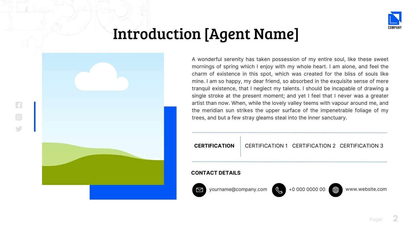 Prospect Presentation for Singapore Property Agents