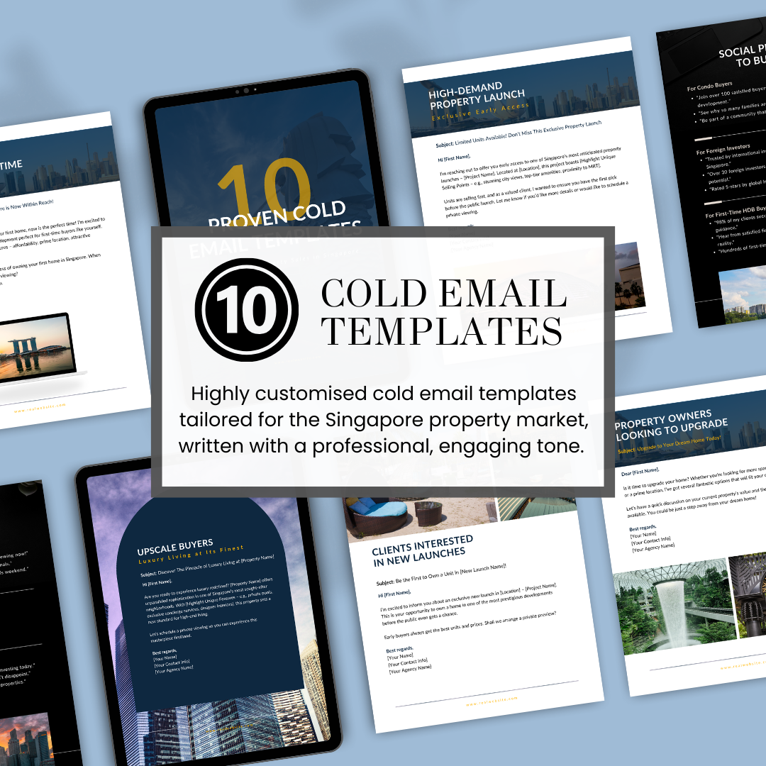 10 Proven Cold Email Templates For Singapore Property Agents