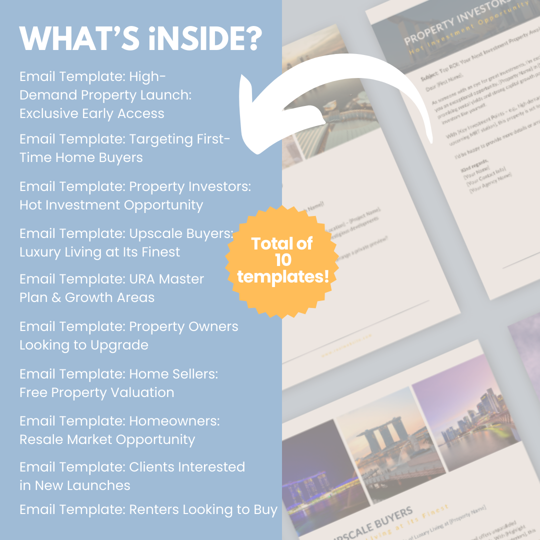 10 Proven Cold Email Templates For Singapore Property Agents